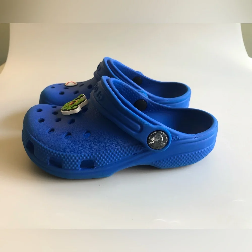Crocs Kids Classic Clog Blue Size: C10